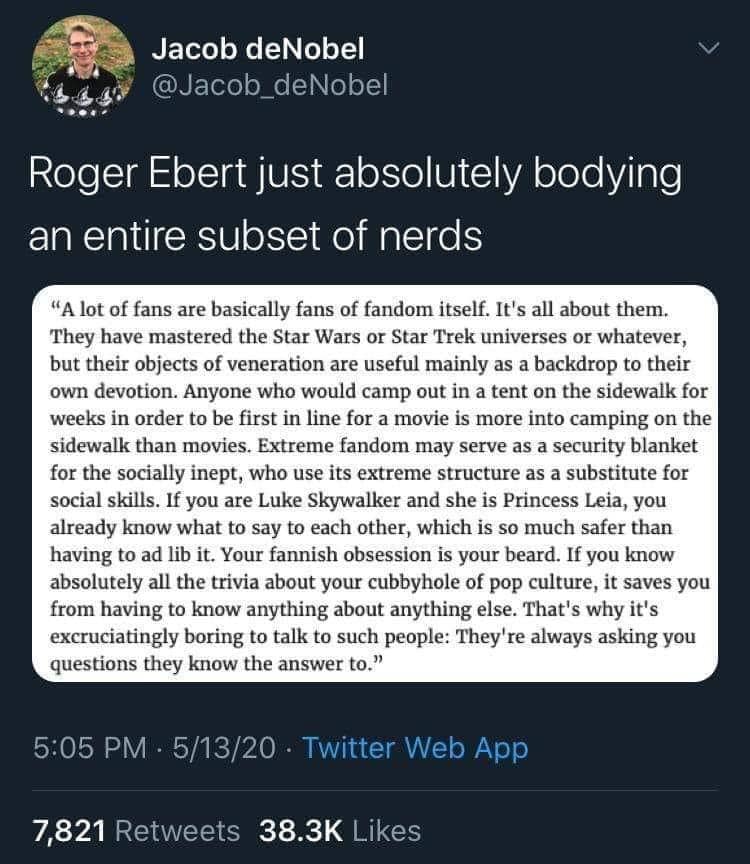 This meme is a screenshot of a tweet by author and comedian John Scalzi, which quotes a review of his book "Old Man's War" from a reviewer who claims to be a "literary critic" who is actually a troll. The reviewer's review is a sarcastic and humorous rant about the book, criticizing its science fiction elements and Scalzi's writing style. The tweet is captioned "Literary Critic: 'I have read your book and I am not reading it again. I am not going to give it another thought. I am not going to give it another thought. I am not going to give it another thought.'"